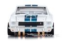 AFX Mega G+ HO Scale 1965 Shelby Mustang GT350 White/Blue Slot Car AFX22068