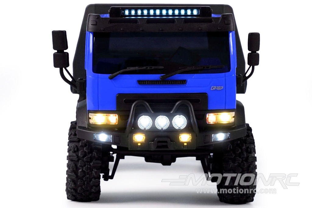 Hobby Plus CR18P Blue Arktos 1/18 Scale 6x6 Flatbed Truck - RTR HBP1810431