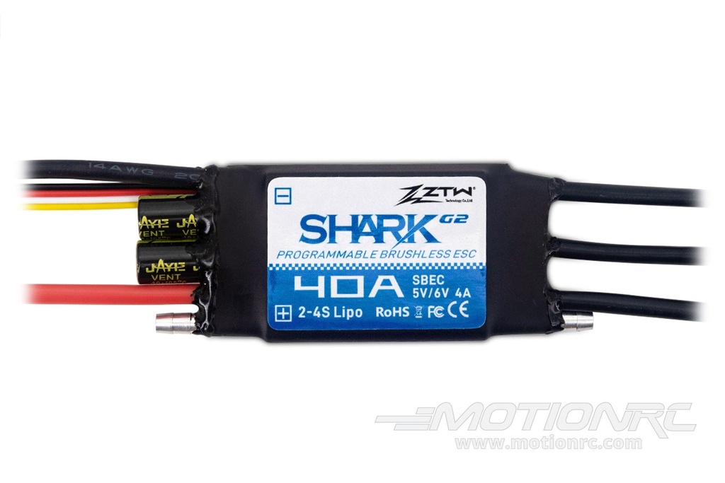 ZTW Shark G2 40A ESC with 4A SBEC ZTW7040210