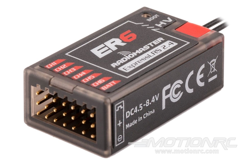 RadioMaster ER6 6-Channel ELRS PWM Receiver HP0157-RX-ER6