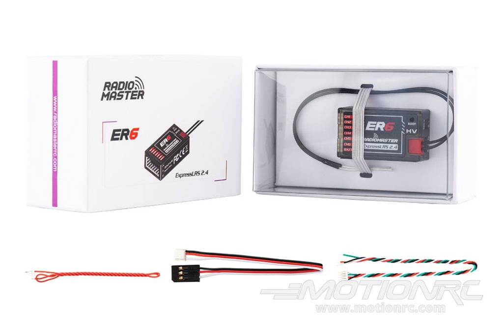 RadioMaster ER6 6-Channel ELRS PWM Receiver HP0157-RX-ER6