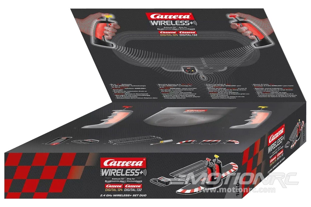 Carrera Duo Wireless 2.4 GHz Controller Set for Digital 1/24 and 1/32 Sets CRE20010109
