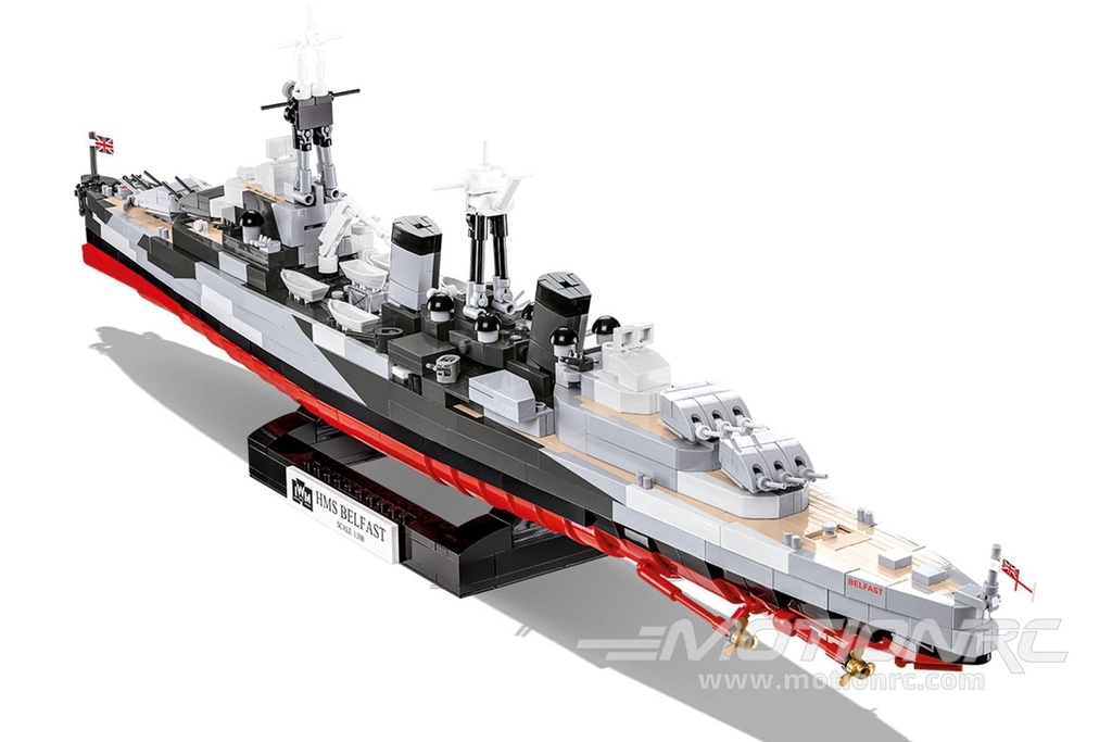 COBI UK Battleship HMS Belfast 1:300 Scale Building Block Set COBI-4844