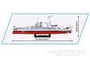 COBI Pennsylvania-Class Battleship 1:300 Scale 2 in 1 USS Arizona or USS Pennsylvania Executive Edition Building Block Set COBI-4842