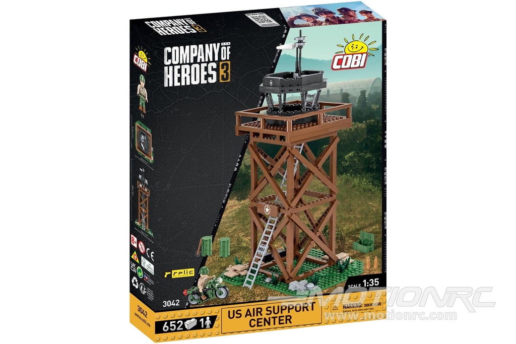 COBI Company of Heroes 3 US Air Support Center Building Block Set COBI-3042