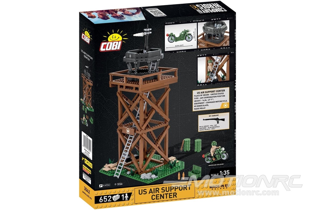 COBI Company of Heroes 3 US Air Support Center Building Block Set COBI-3042
