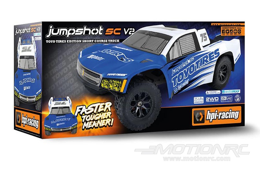 HPI Racing Jumpshot V2 Toyo Tires Edition 1/10 Scale 2WD Short Course Truck - RTR HPI160267