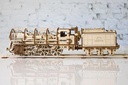 UGears Locomotive with Tender Mechanical 3D Wooden Model Kit UTG0011