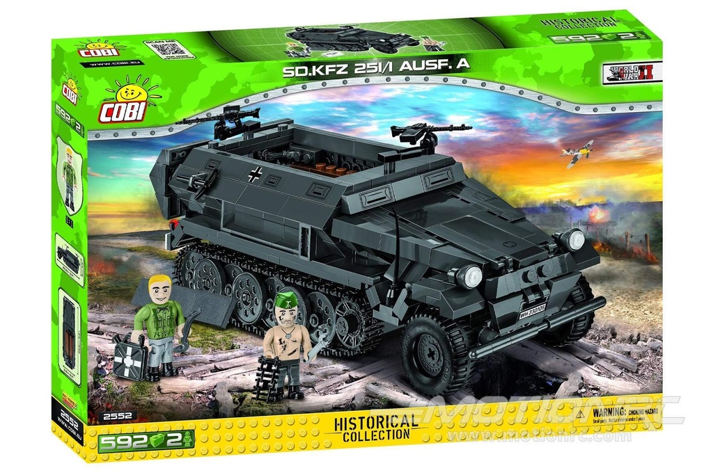 COBI SD.KFZ 251/1 AUSF. A Half Track Building Block Set COBI-2552