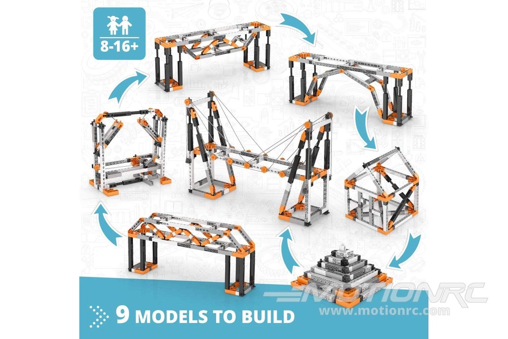 Engino STEM Structures - Buildings and Bridges ELE-ENGSTEM06