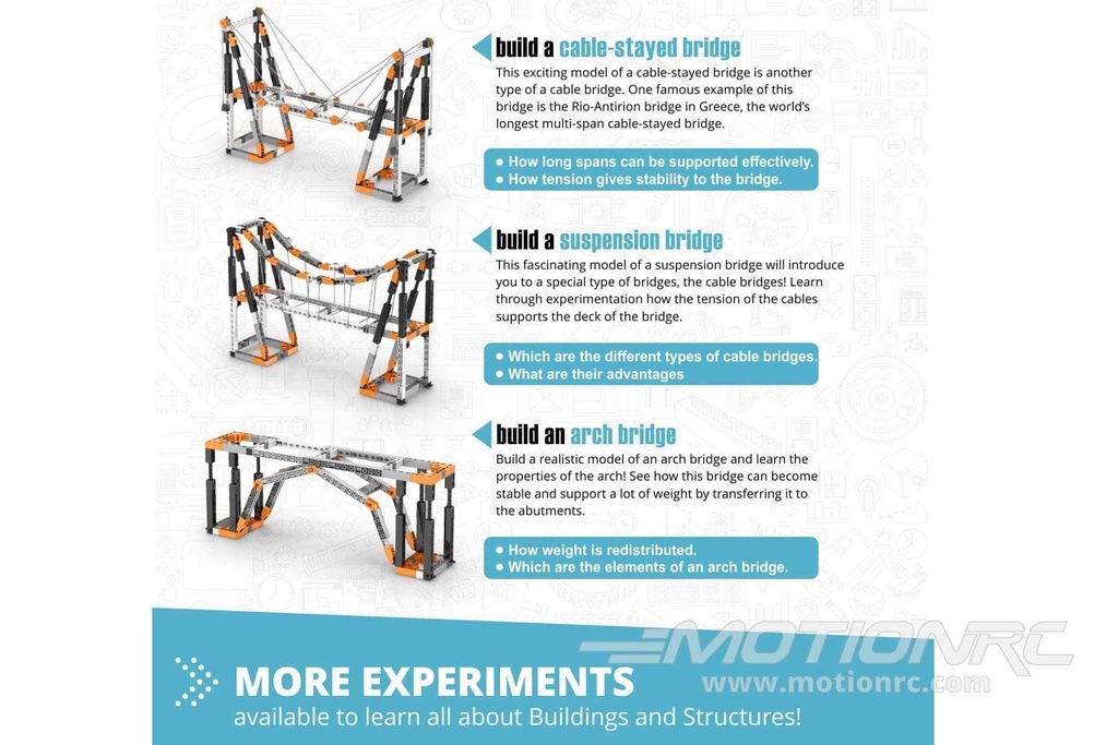Engino STEM Structures - Buildings and Bridges ELE-ENGSTEM06