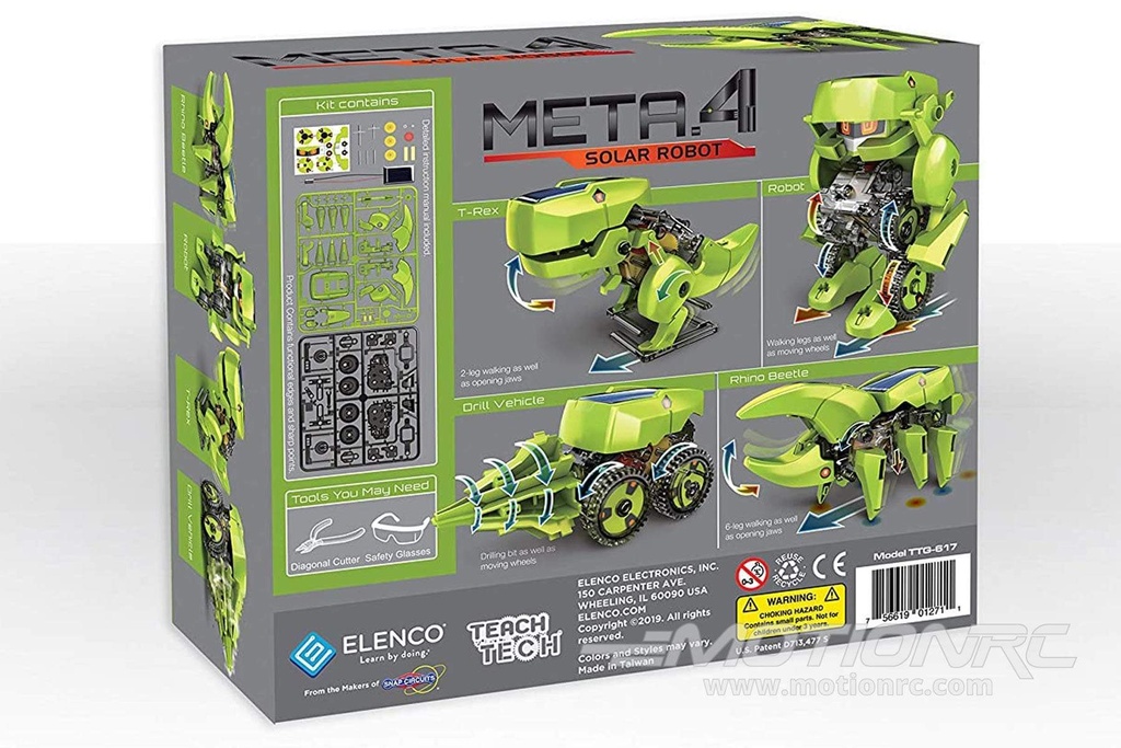 Elenco Teach Tech Meta4 Solar Robot ELE-TTG617