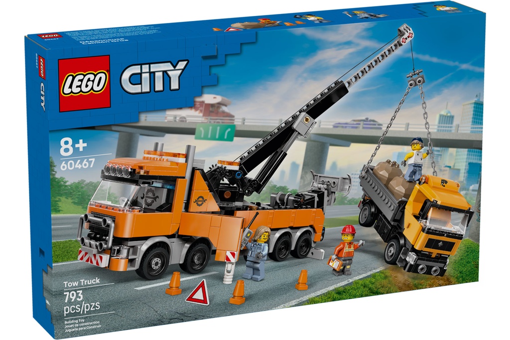 LEGO City Heavy-Duty Recovery Tow Truck with Crane
