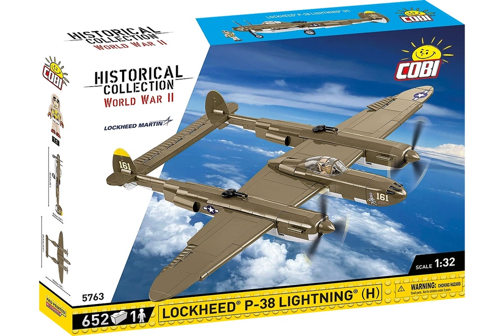 COBI Lockheed P-38H Lightning 1:32 Scale Building Block Set