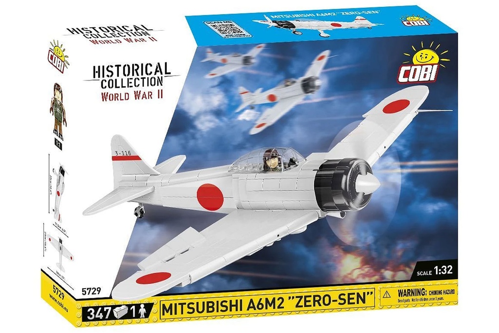 COBI Mitsubishi A6M2 "Zero-Sen" 1:32 Scale Building Block Set