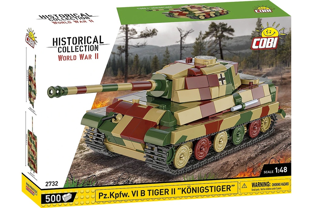 COBI Pz.Kpfw. VI B Tiger II Königstiger Tank 1:48 Scale Building Block Set