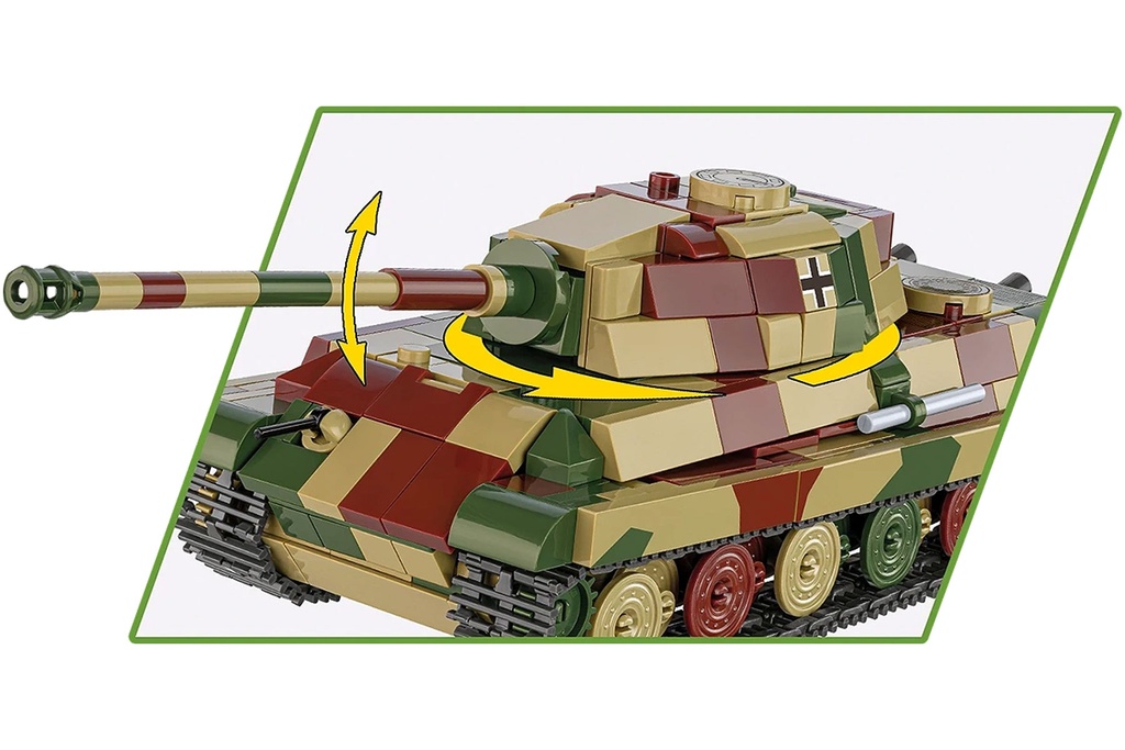 COBI Pz.Kpfw. VI B Tiger II Königstiger Tank 1:48 Scale Building Block Set
