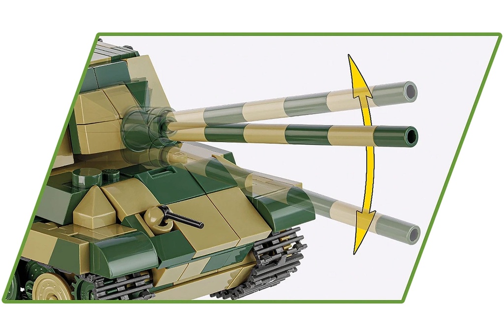 COBI Panzerjäger Tiger Ausf.B Jagdtiger Tank 1:48 Scale Building Block Set