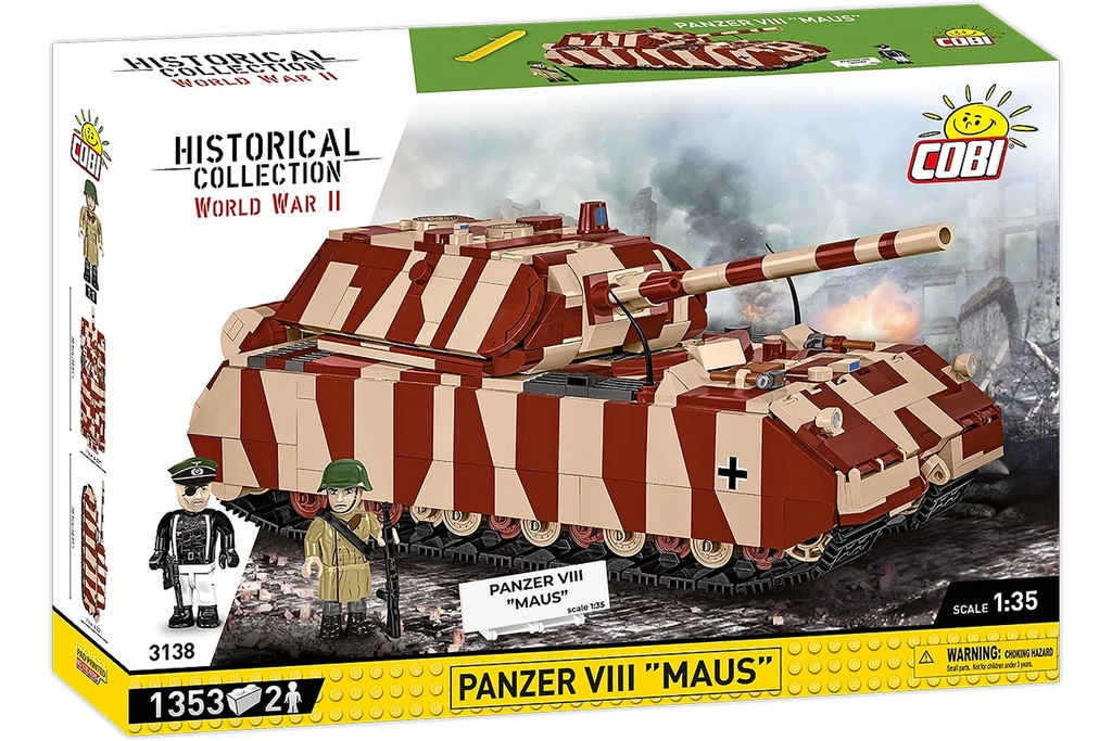 COBI Panzer VIII Maus Tank 1:35 Scale Building Block Set