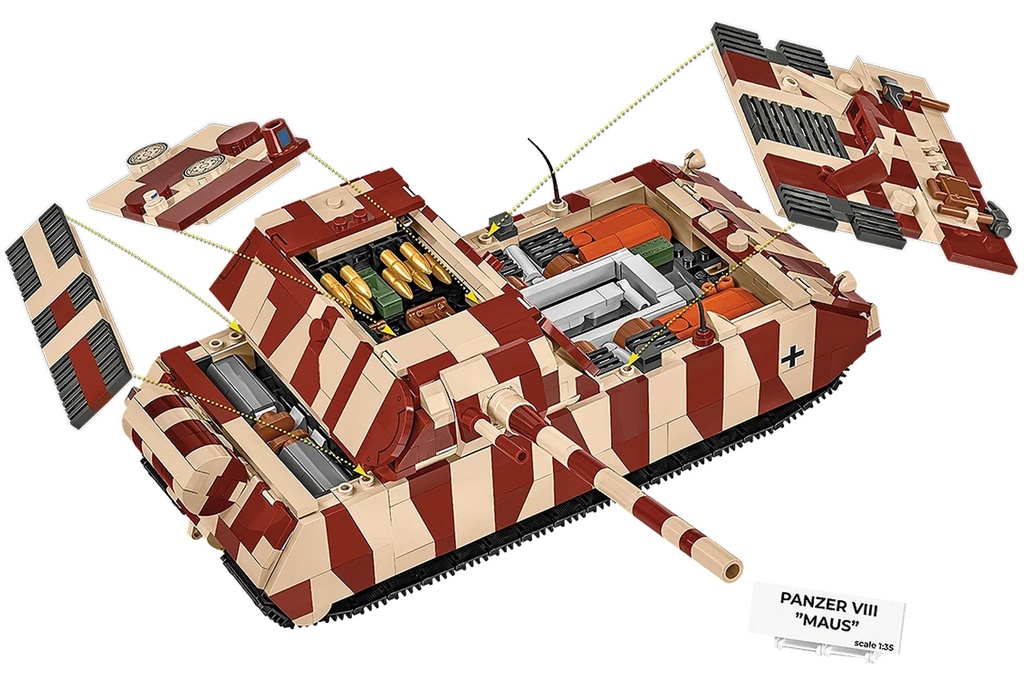 COBI Panzer VIII Maus Tank 1:35 Scale Building Block Set