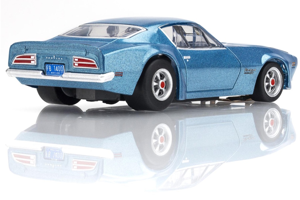 AFX Mega G+ HO Scale 1970 Firebird Formula 400 Atoll Blue Slot Car