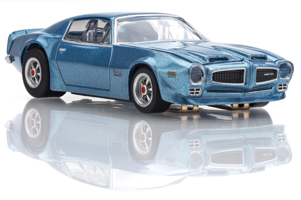 AFX Mega G+ HO Scale 1970 Firebird Formula 400 Atoll Blue Slot Car