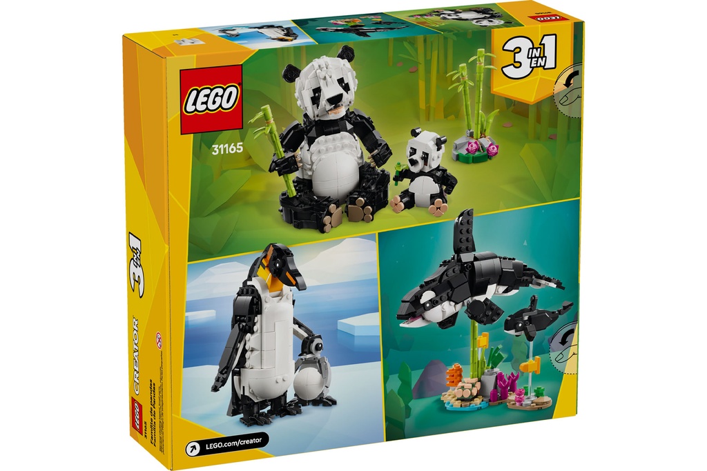 LEGO Creator 3-In-1 Wild Animals: Panda Family