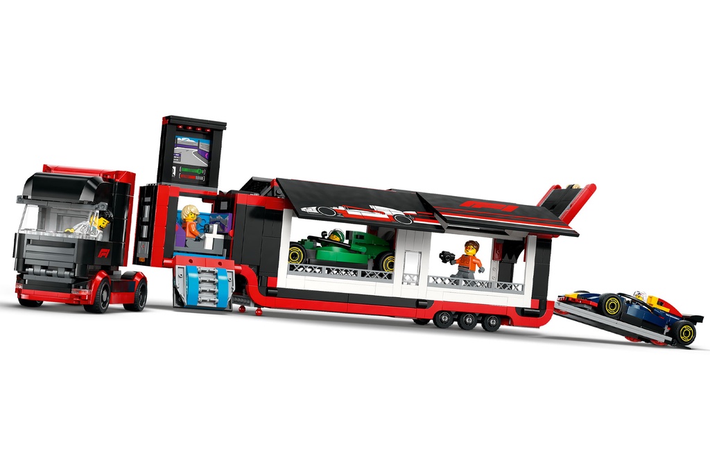 LEGO City F1® Truck with RB20 & AMR24 F1® Cars