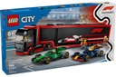 LEGO City F1® Truck with RB20 & AMR24 F1® Cars