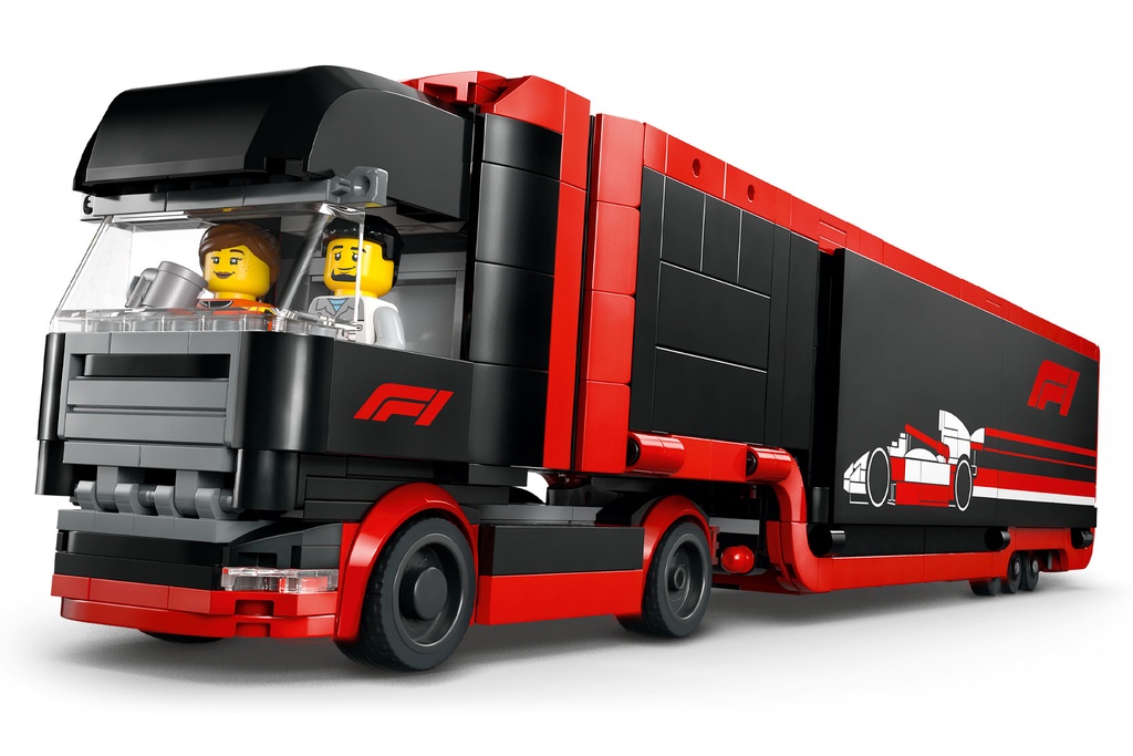 LEGO City F1® Truck with RB20 & AMR24 F1® Cars