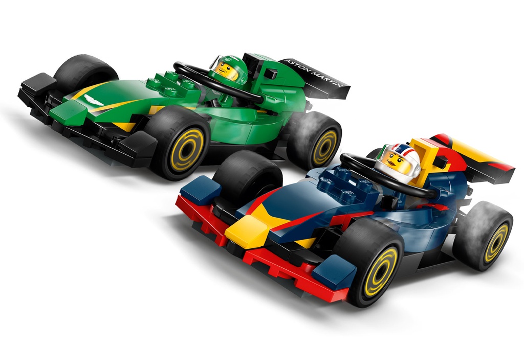 LEGO City F1® Truck with RB20 & AMR24 F1® Cars