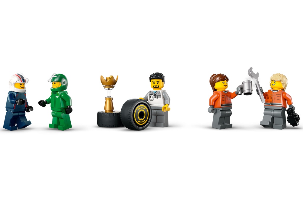 LEGO City F1® Truck with RB20 & AMR24 F1® Cars