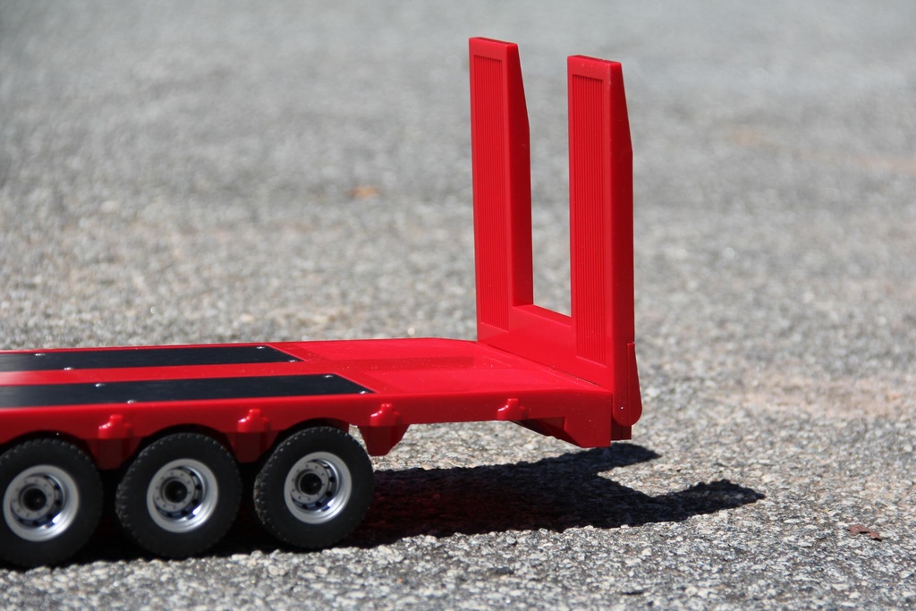 Huina 1/18 Scale Red Platform Semi Trailer - RTR