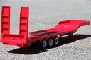 Huina 1/18 Scale Red Platform Semi Trailer - RTR