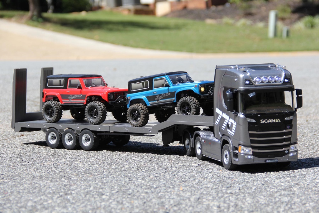 Huina 1/18 Scale Grey Platform Semi Trailer - RTR