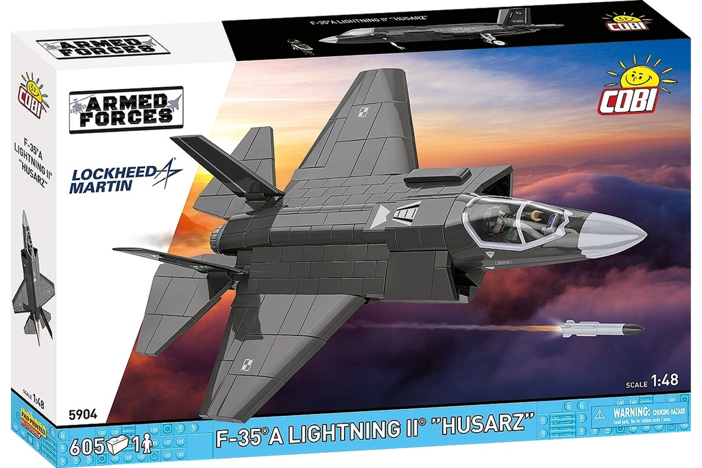 COBI F-35A Lightning II "Husarz" 1:48 Scale Building Block Set