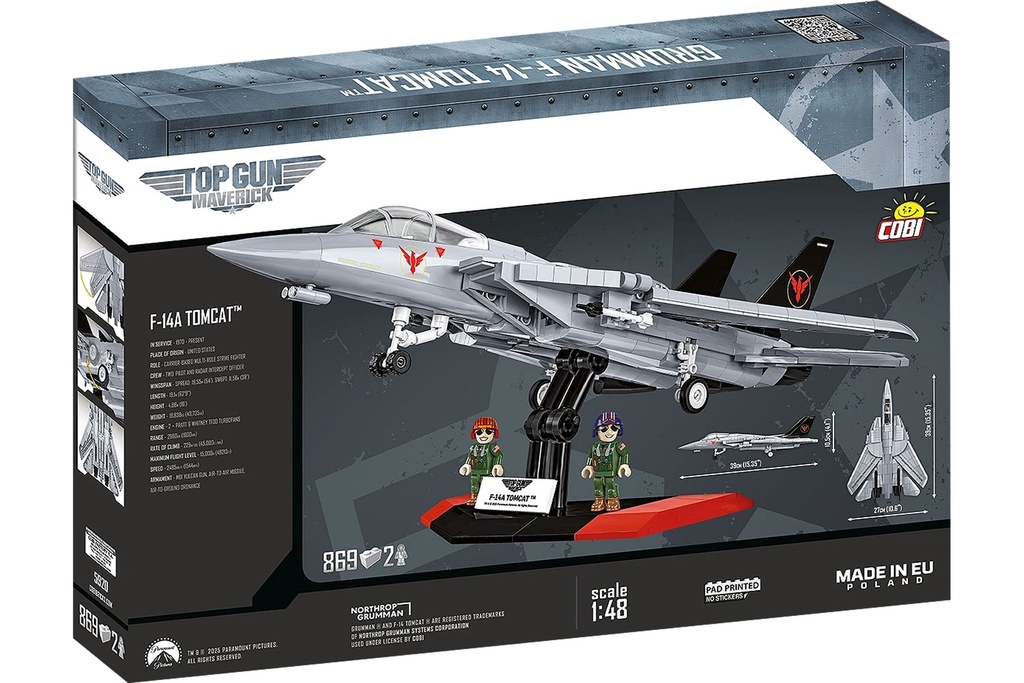 COBI Grumman F-14 Tomcat™ 1:48 Scale Building Block Set