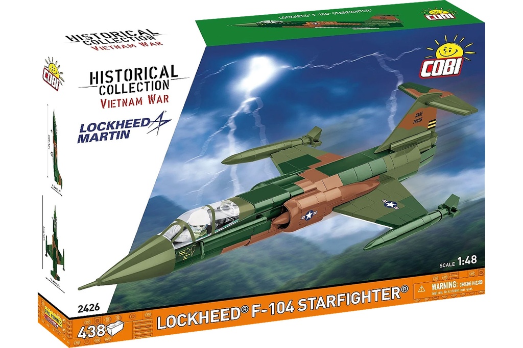 COBI Lockheed F-104 Starfighter 1:48 Scale Building Block Set