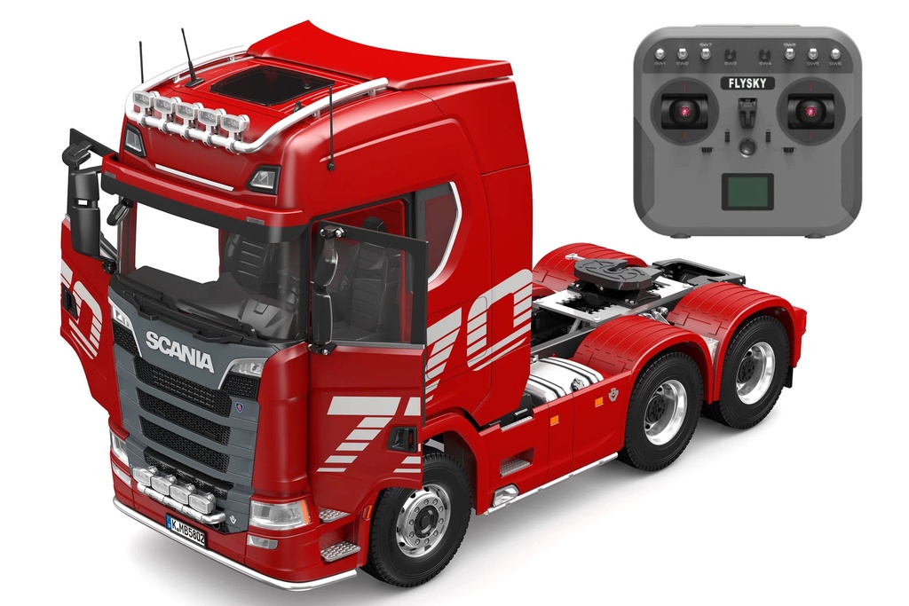 Kabolite K770S Red Scania 770S 1/14 Scale 6x6 Tractor - RTR