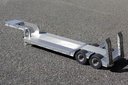 Double Eagle 1/14 Scale Metal Double-Axle Flatbed Lowboy Trailer - KIT