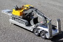 Double Eagle 1/14 Scale Metal Double-Axle Flatbed Lowboy Trailer - KIT