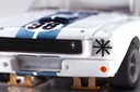 AFX Mega G+ HO Scale Ford Mustang GT350R - 1965 White/Blue Miles Slot Car
