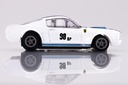 AFX Mega G+ HO Scale Ford Mustang GT350R - 1965 White/Blue Miles Slot Car