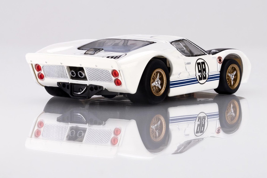AFX Mega G+ HO Scale Ford GT40 MkIIB #98 Daytona Slot Car