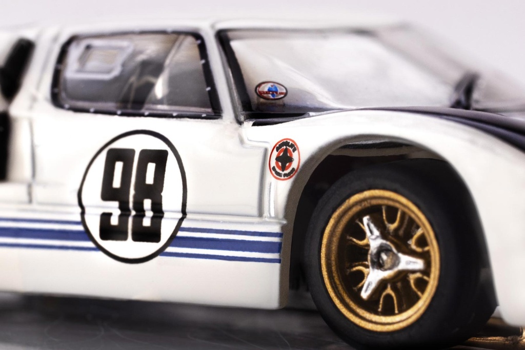 AFX Mega G+ HO Scale Ford GT40 MkIIB #98 Daytona Slot Car