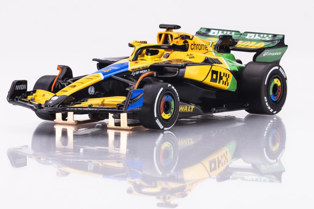 AFX Mega G+ HO Scale Mclaren F1 MCL38 #4 Senna Monaco 2024 Slot Car