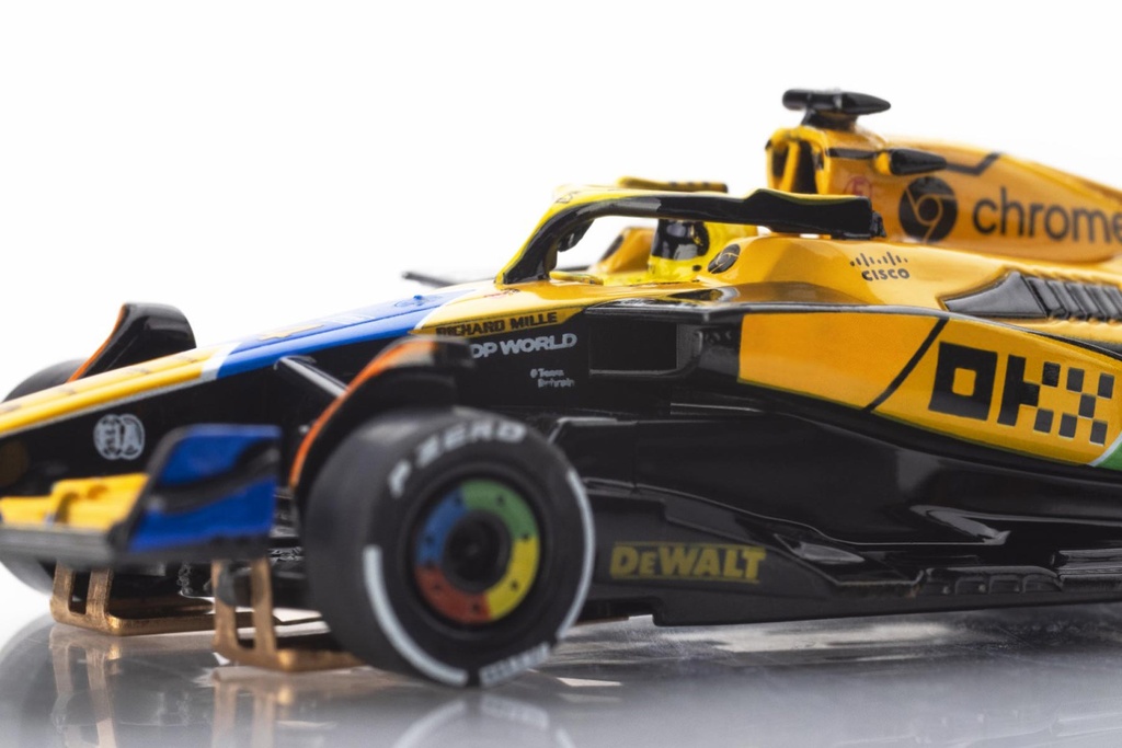 AFX Mega G+ HO Scale Mclaren F1 MCL38 #4 Senna Monaco 2024 Slot Car