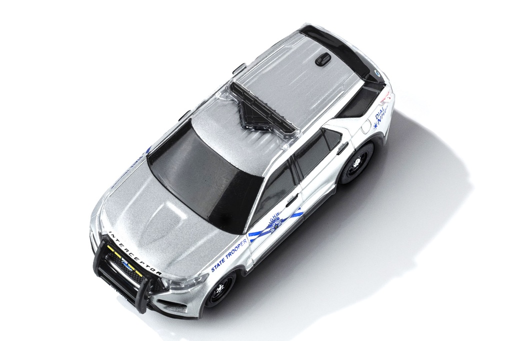 AFX Mega G+ HO Scale Police Interceptor Slot Car
