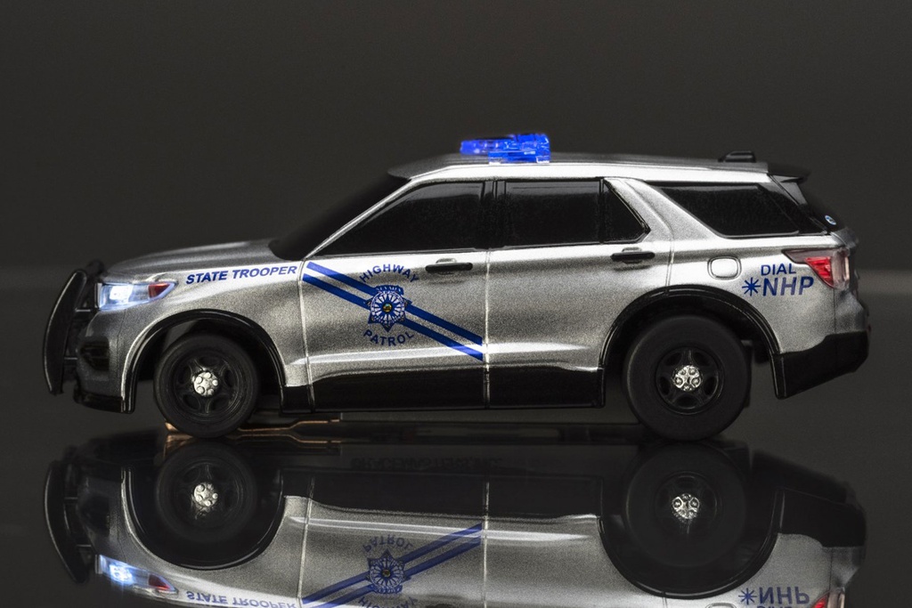 AFX Mega G+ HO Scale Police Interceptor Slot Car