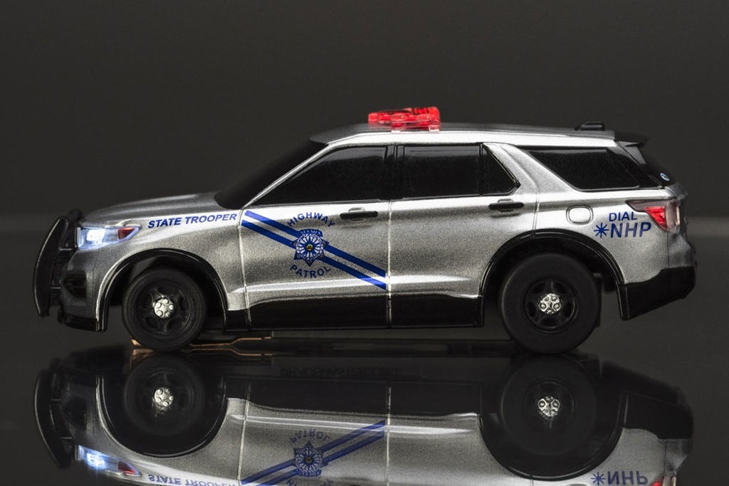 AFX Mega G+ HO Scale Police Interceptor Slot Car